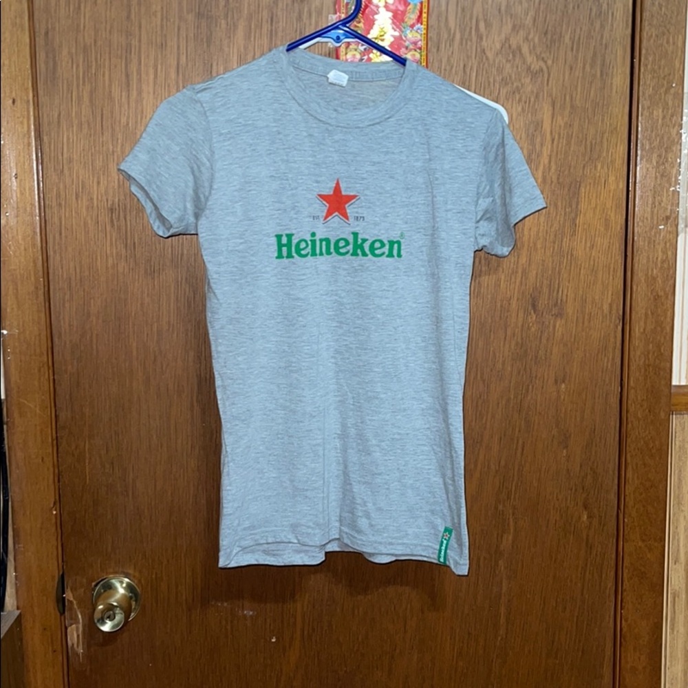 Heineken grey t shirt women